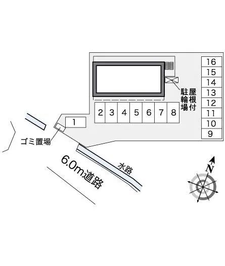 ★手数料０円★島田市旭１丁目　月極駐車場（LP）